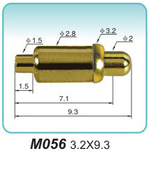 Charging pogo pin M056 3.2X9.3pogopin factory old thimbles Vendor