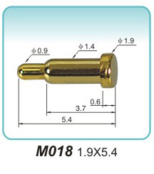 Spring contact needle M018 1.9x5.4pogopin factory Right Angle Pogo Pin price