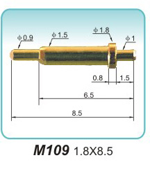 Pogo Pin  M1091.8x8.5 pogopin factory Bending needle series Vendor