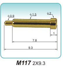 Charging probe M117 2X9.3 pogopin factory probe factory