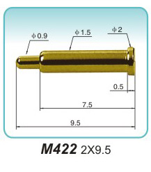 Spring probe M422 2x9.5pogopin factory Elastic contact company
