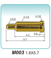 Spring probe M003 1.8x5.7pogopin factory Spring Loaded Contact Pin price