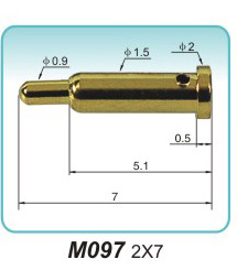 Spring probe M097 2x7 pogopin factory