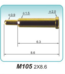 probe M105 2x8.6 pogopin factory
