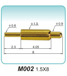 probe M002 1.5x8pogopin factory Spring Loaded Contact Pin factory