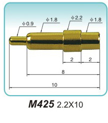 Spring probe M4252.2x10pogopin factory Contact pin Vendor