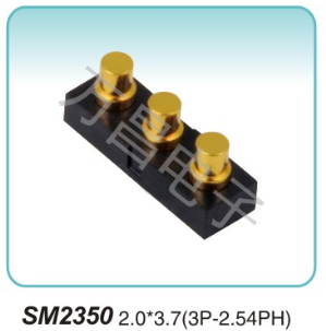 SM2350 2.0x3.7(3P-2.54PH)pogopin pogopin connector Thimble connector magnetic pogo pin connector