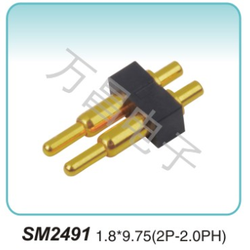 SM2491 1.8x9.75(2P-2.0PH)pogopin pogopin connector Thimble connector magnetic pogo pin connector