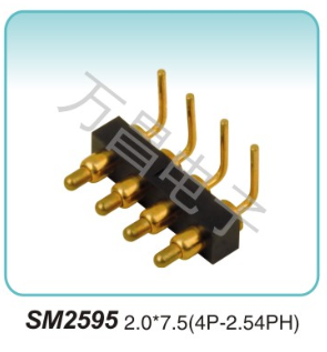 SM2595 2.0x7.5(4P-2.54PH)pogopin pogopin connector Thimble connector magnetic pogo pin connector