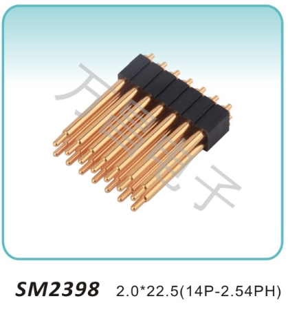 SM2398 2.0x22.5(14P-2.54PH)pogopin pogopin connector Thimble connector magnetic pogo pin connector