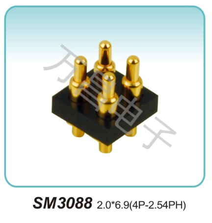 SM3088 2.0x6.9(4P-2.54PH)pogopin pogopin connector Thimble connector magnetic pogo pin connector