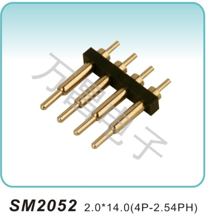 SM2052 2.0x14.0(4p-2.54ph)pogopin pogopin connector Thimble connector magnetic pogo pin connector