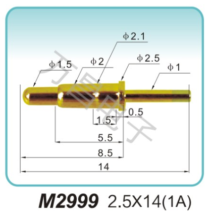 M2999 2.5x14(1A)RF Pogo Pin Manufacturing