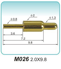 Spring probe M026 2.0x9.8