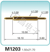 M1203 1.50x21.70padlock probes Merchant