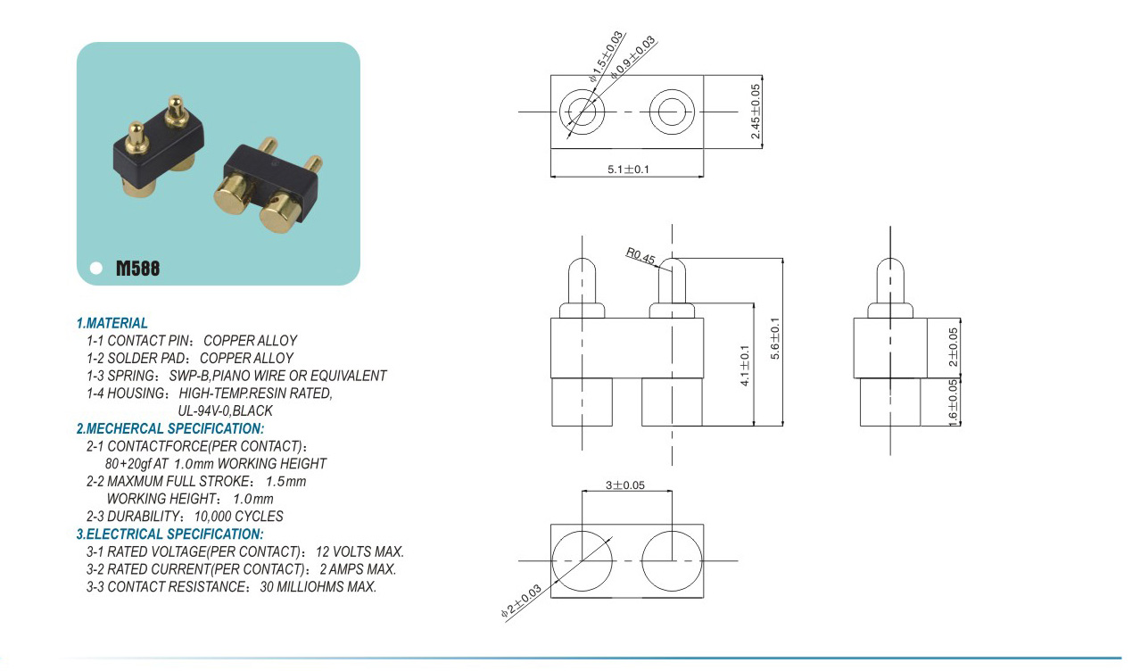 Probe connector M588