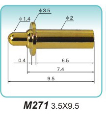 Spring contact pin