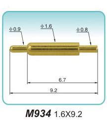 Spring contact pin