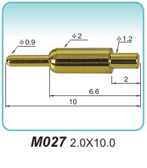 Spring contact needle M027 2.0x10.0