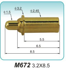 Power contact thimble M672 3.2X8.5