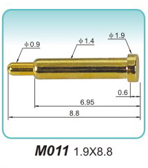 POGO PIN M011 1.9x8.8pogo pin connector Processing