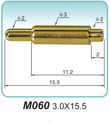 Electronic spring contacts  M060 3.0X15.5