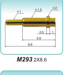 Spring contact pin