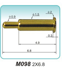 Spring probe M098 2.0x6.8