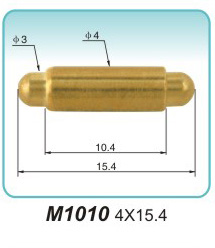 Double-ended spring thimble M1010 4X15.4pogo pin factory
