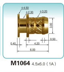 Electrode with E-Cigarette M1064 4.5x6.0(1A) Connector Processor