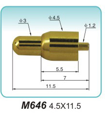 Charger spring probe M646 4.5X11.5
