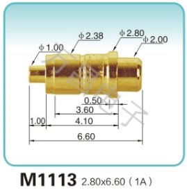 Elastic electrode M1113 2.80x6.60 (1A)Contact pin Manufacturing