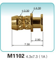 Elastic electrode M1102 4.3x7.3(1A)Contact pin manufacturer