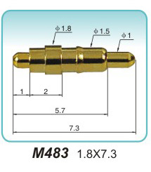 Double-ended spring thimble M483 1 .8X7.3molecular probe company