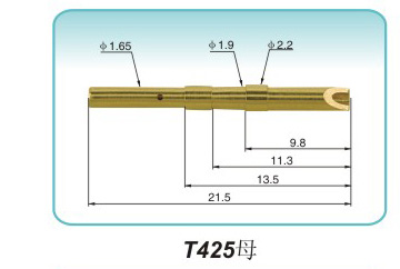 Pin type T425pogopin pogopin connector Thimble connector magnetic pogo pin connector