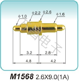 M1568 2.6x9.0(1A)metal electrode factory