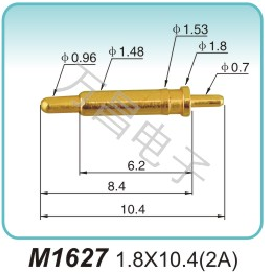 M1627 1.8X10.4(2A)Electronic connector Vendor