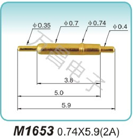 M1653 0.74X5.9(2A)Electronic connector Manufacturing
