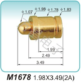 M1678 1.98X3.49(2A)Electronic connector Processing