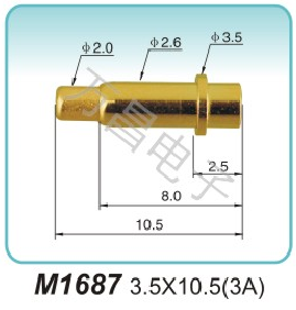 M1687 3.5X10.5(3A)Electronic connector factory