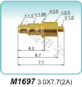 M1697 3.0X7.7(2A) Electronic Cigarette Pogo Pin price