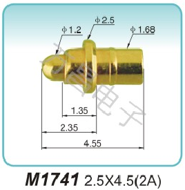M1741 2.5X4.5(2A)Electronic Cigarette Pogo Pin manufacturer
