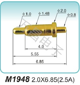 M1948 2.0X6.85(2.5A)Elastic electrode Manufacturing