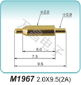 High current probe M1967 2.0X9.5(2A)Elastic electrode Direct sales