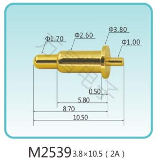 M2539 3.8x10.5(2A)Through Hole Pogo Pin Direct sales