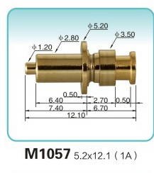 Electrode with E-Cigarette M1057 5.2x12.1 (1A)Connector Processing