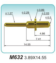 Electronic spring contacts M632 3.89X14.55