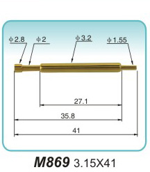 Spring contact pin