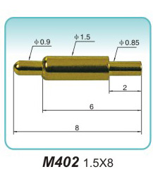 Spring thimble M402 1.5x8