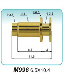 Spring electrode M996 6.5X10.4Contact pin Wholesale